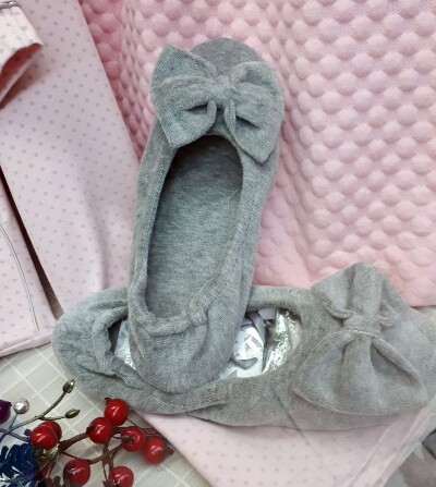 Zapatilla manoletina terciopelo Lohe