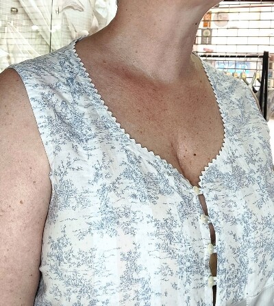 Camisón batista estampada