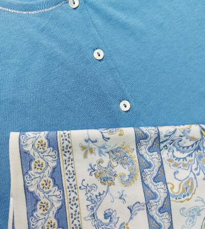 Pijama corto algodón