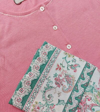 Pijama corto algodón